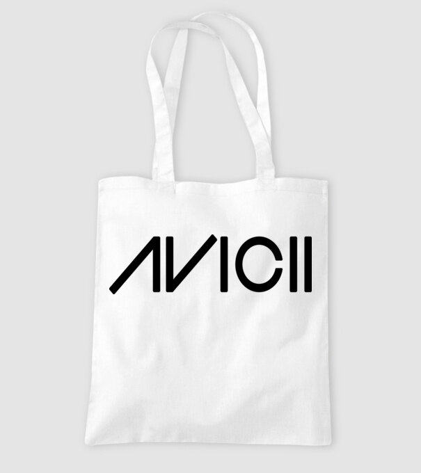 Avicii Logo model alb pe tricou