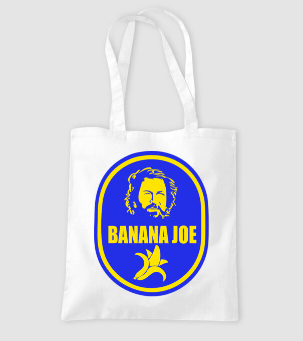 Banana Joe model alb pe tricou