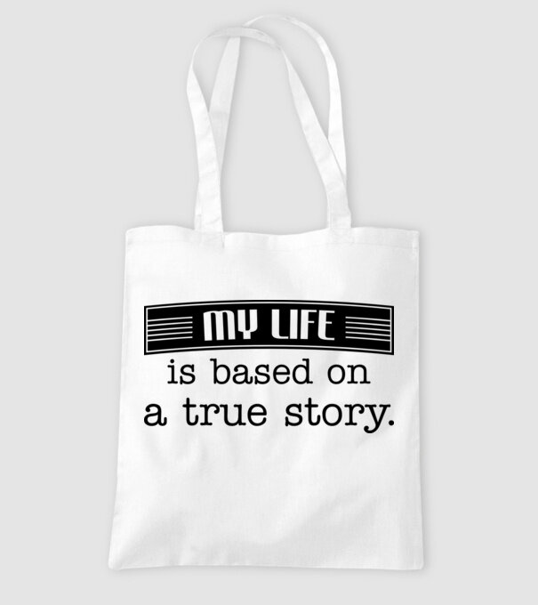 Based on true story. model alb pe tricou
