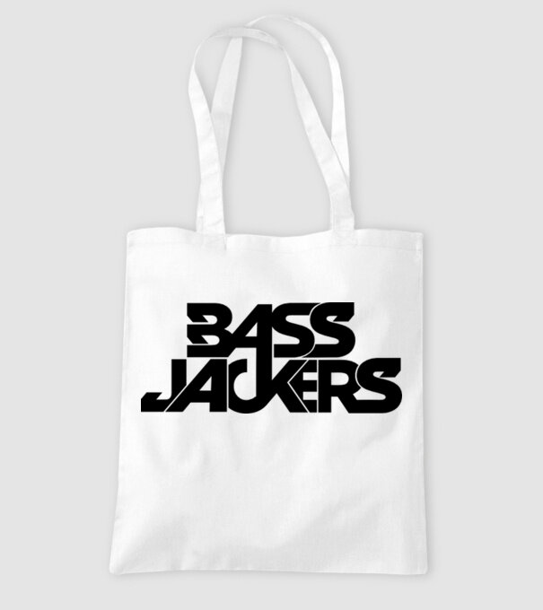 Bass Jackers model alb pe tricou