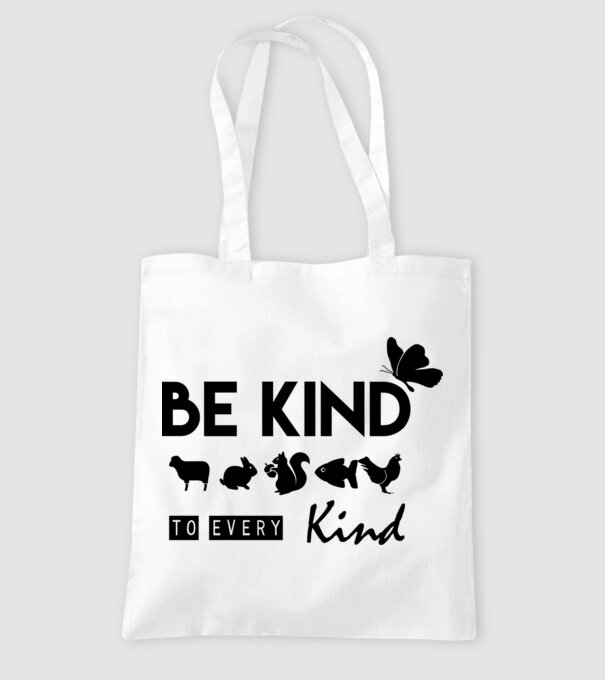 Be kind to every kind model alb pe tricou
