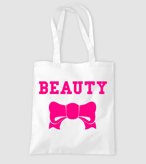 beauty model alb pe tricou
