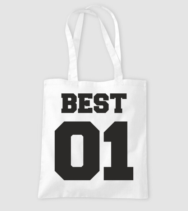 Best 01 model alb pe tricou