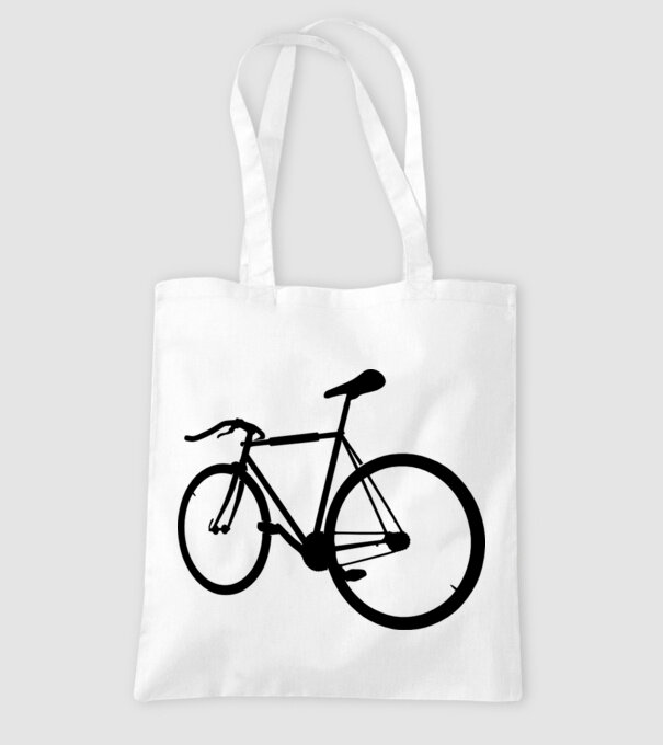 Bicicletă model alb pe tricou