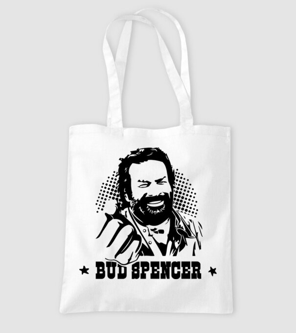 Bud Spencer model alb pe tricou