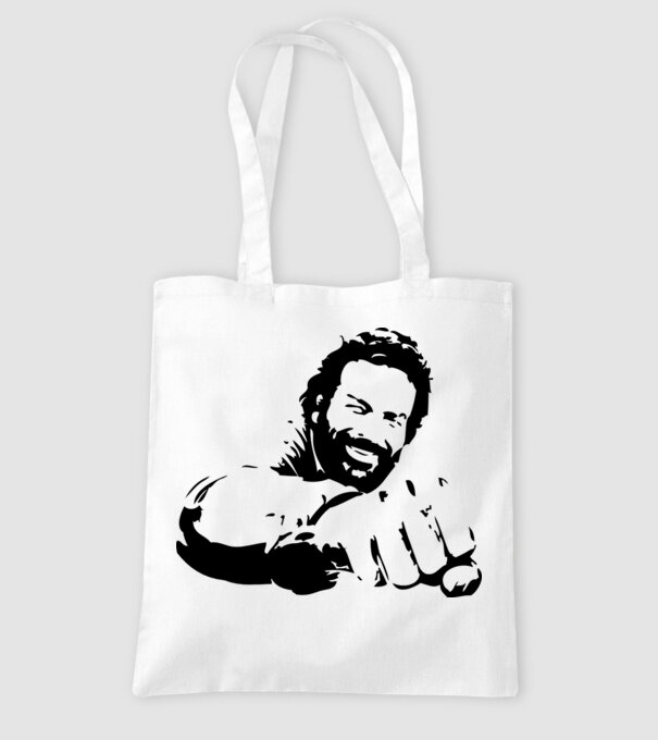 Bud Spencer model alb pe tricou