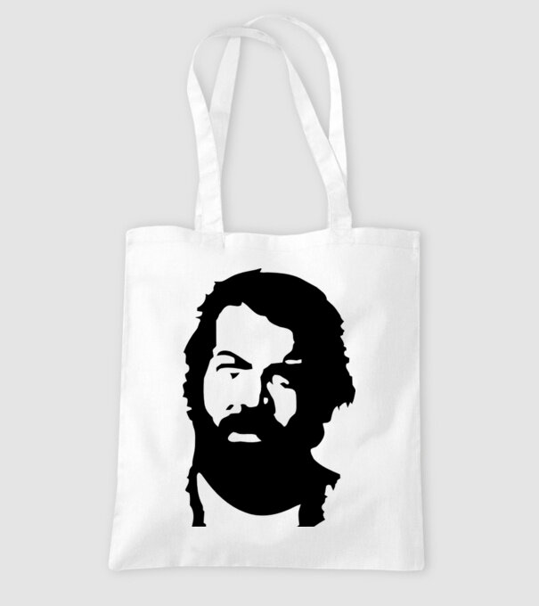 Bud Spencer model alb pe tricou