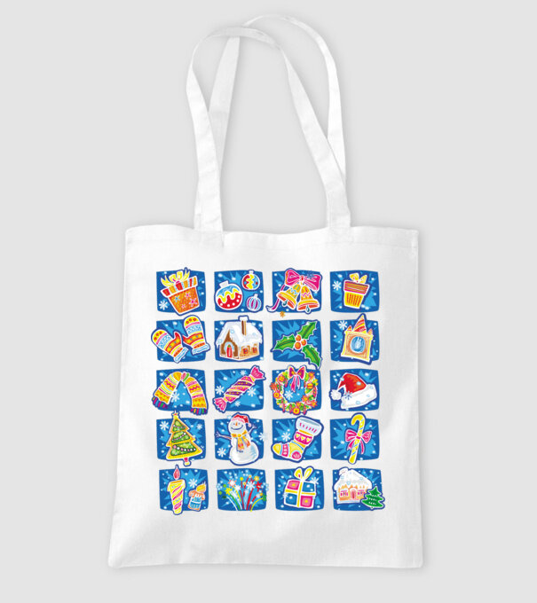 Christmas mix 2 model alb pe tricou