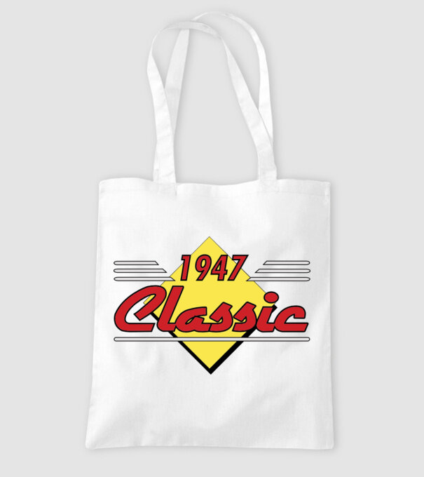 Classic - 1947 model alb pe tricou