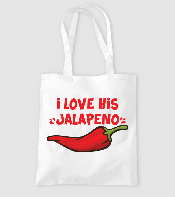 Couple JALAPENO model alb pe tricou