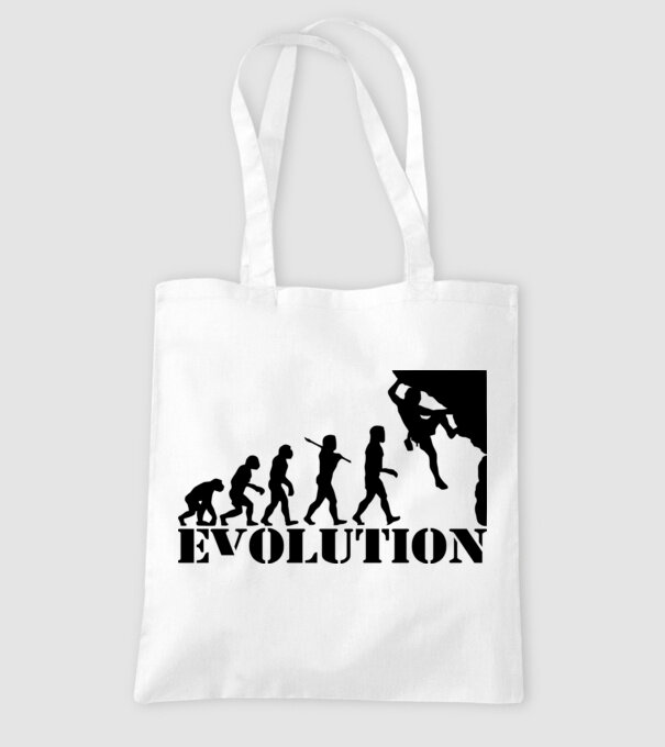 Evolution model alb pe tricou