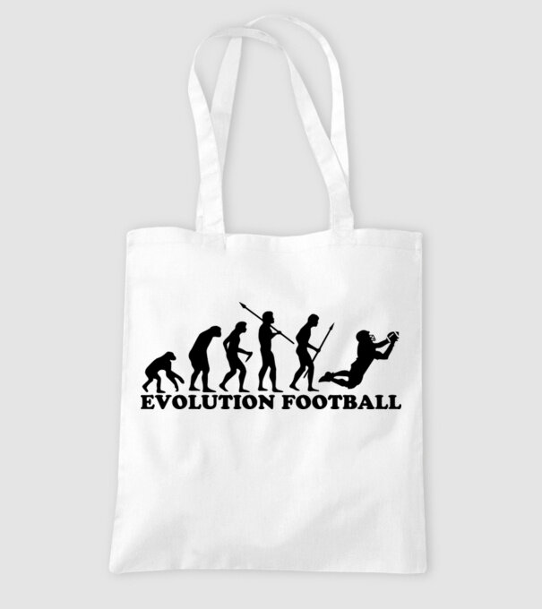 Evolution of football model alb pe tricou