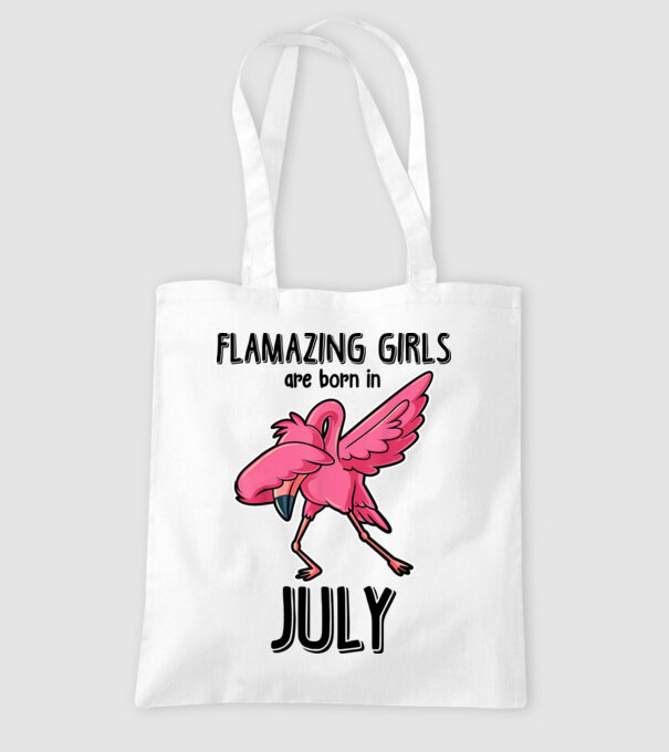 flamazing girls are born in july black model alb pe tricou