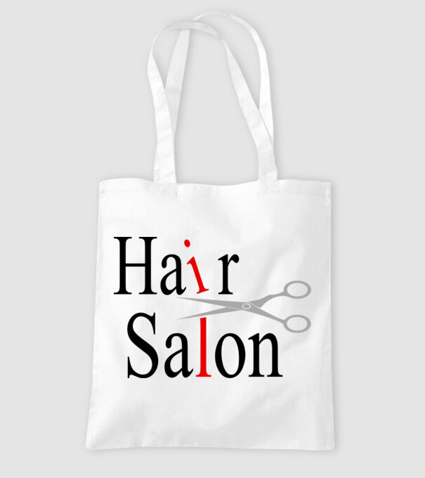 Hair Salon model alb pe tricou