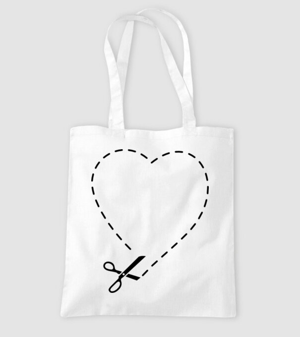 How to cut a Heart model alb pe tricou