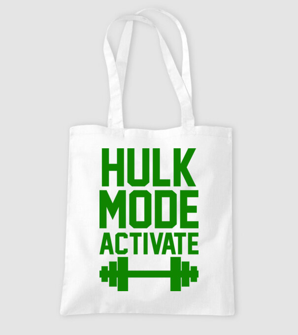 Hulk mode model alb pe tricou