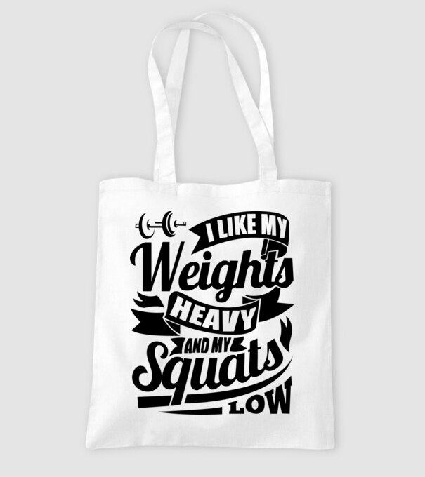 I like my weights model alb pe tricou