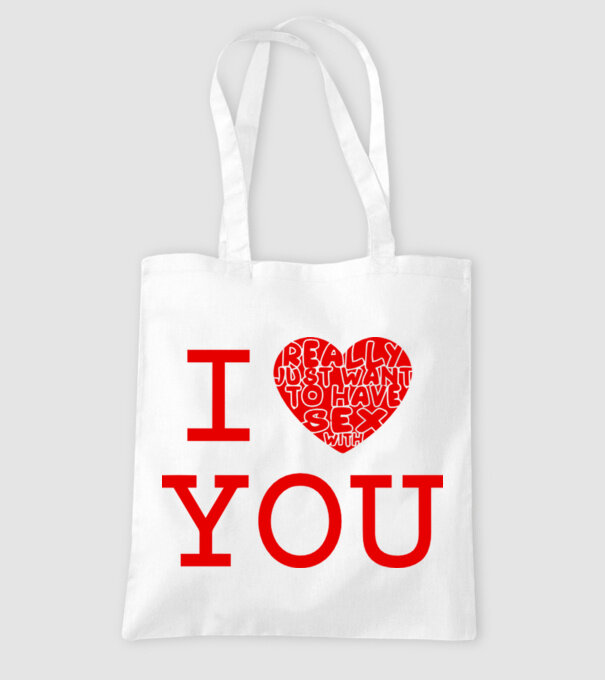 I Really Just Want To Have Sex With You model alb pe tricou