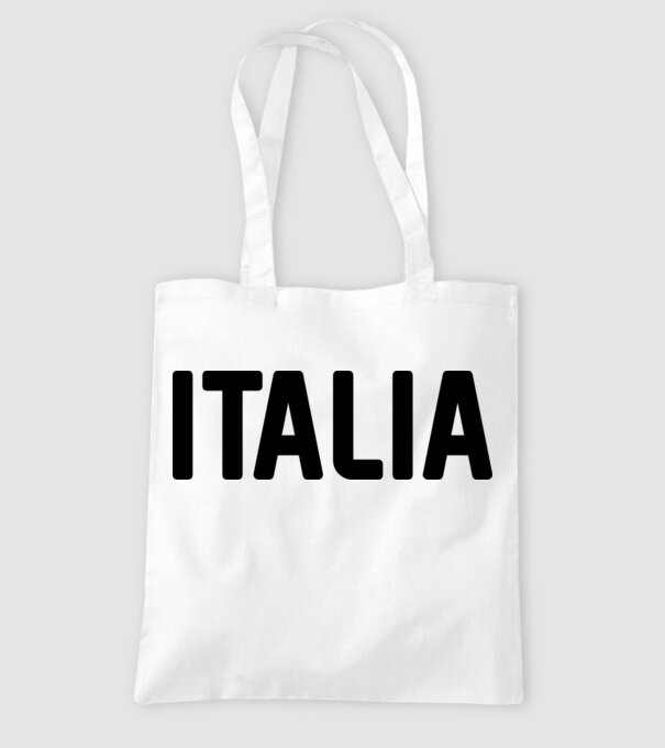 Italia model alb pe tricou