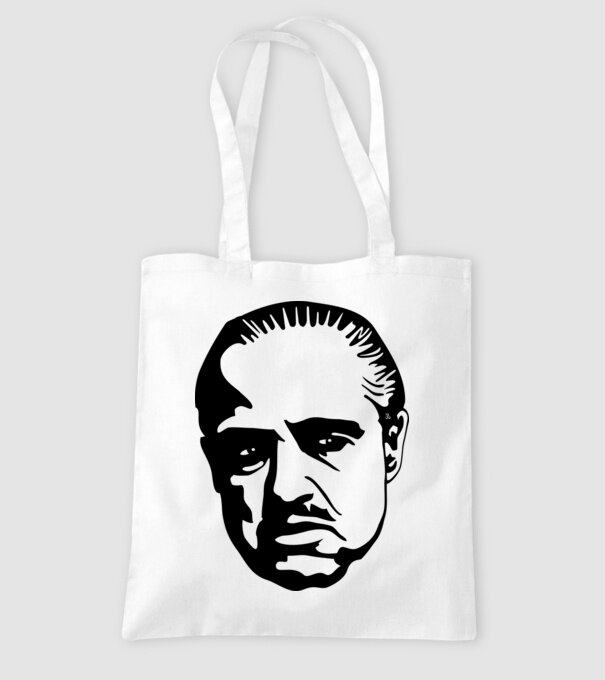 Godfather model alb pe tricou