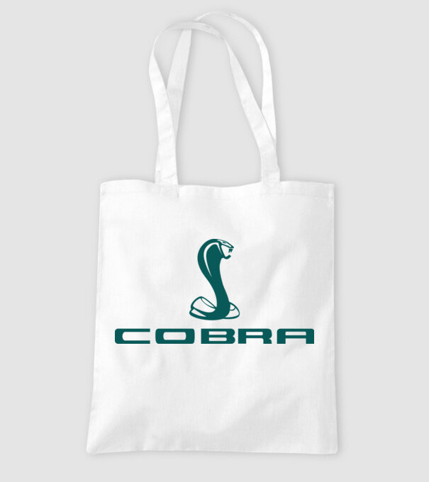 Cobra model alb pe tricou