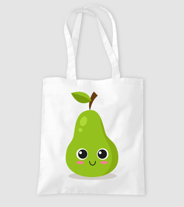 Pere model alb pe tricou