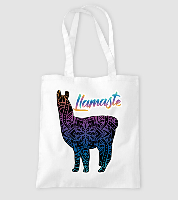 Lamaste color2 model alb pe tricou