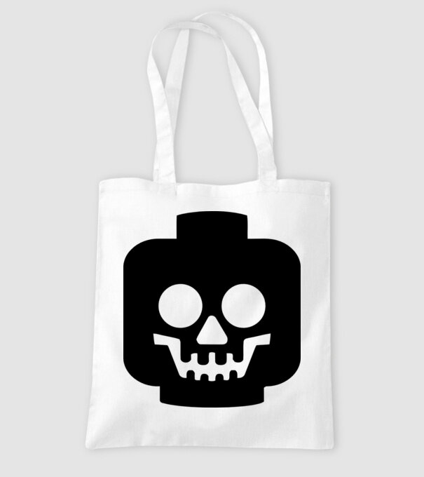 Lego Death Face.eps model alb pe tricou