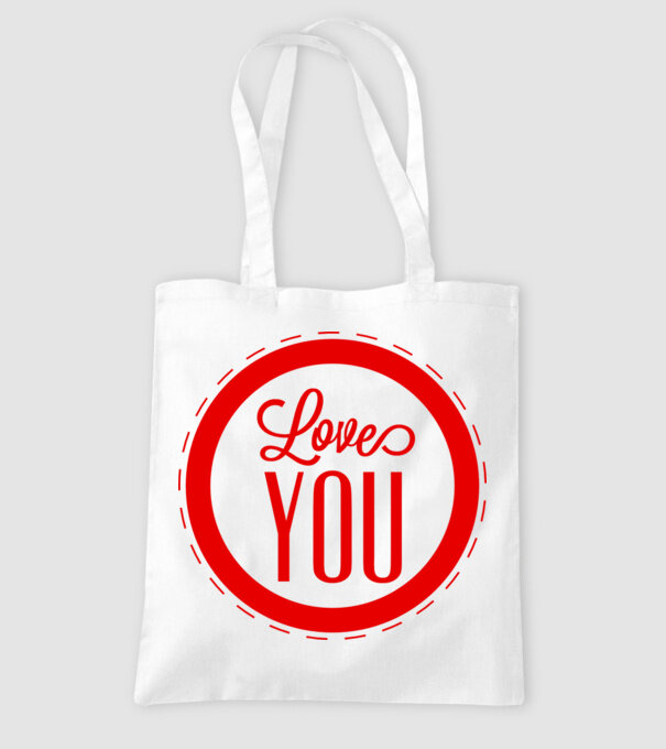 love you model alb pe tricou