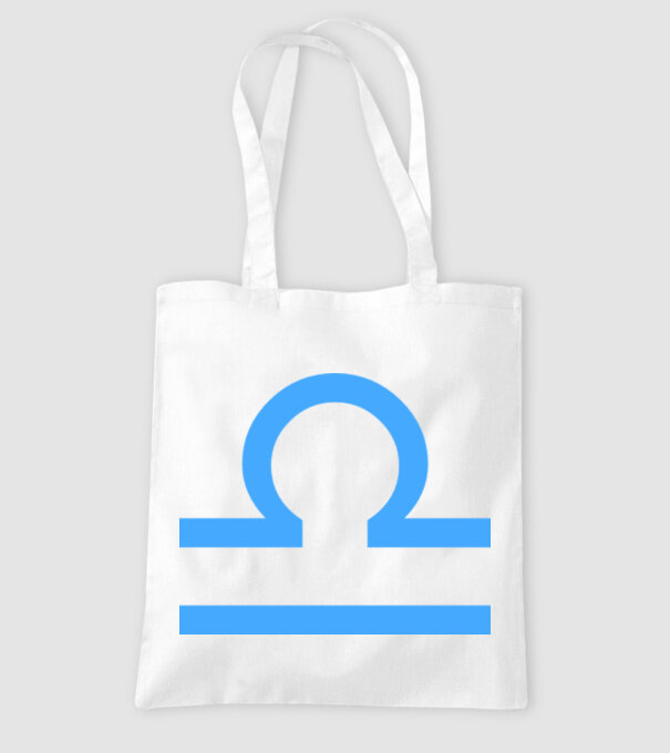 Libra Horoscope model alb pe tricou