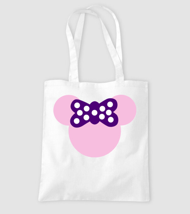 Minnie model alb pe tricou