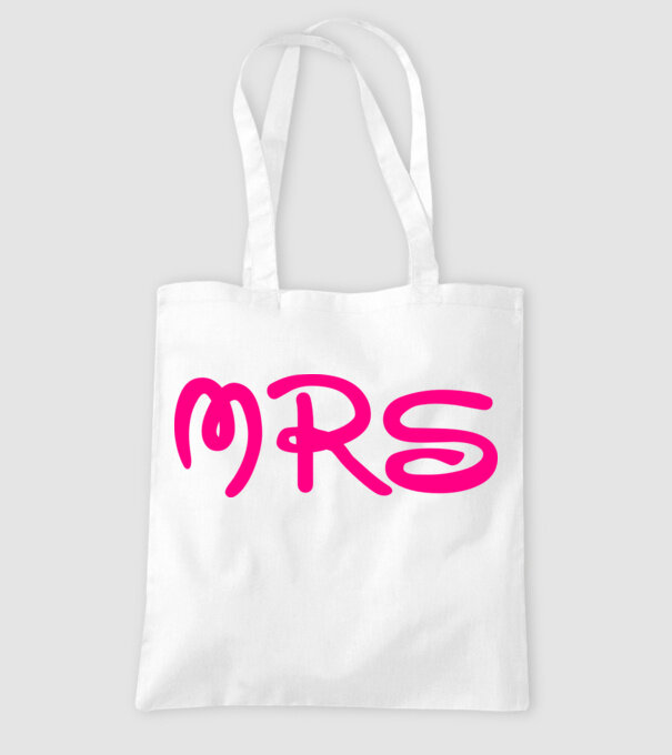 Mrs model alb pe tricou