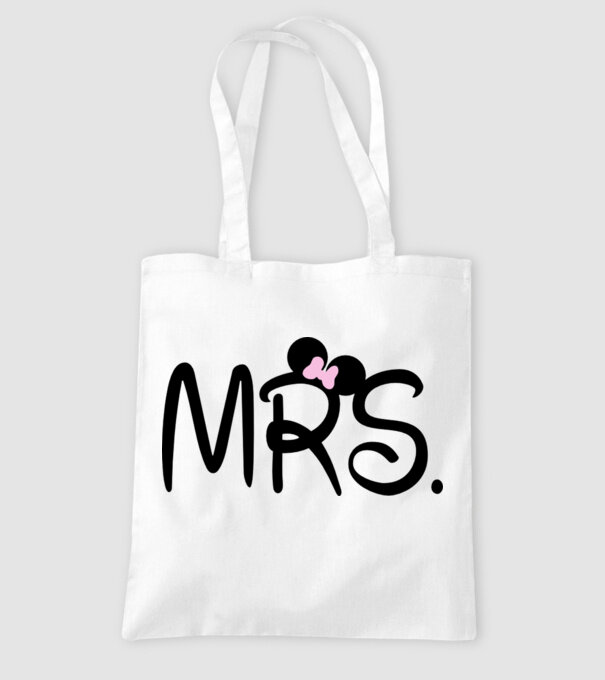 Mrs. model alb pe tricou