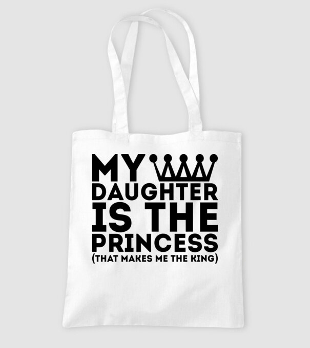 my daughter is the princess model alb pe tricou
