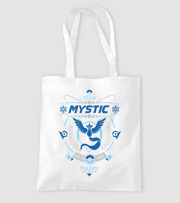 Mystic team model alb pe tricou