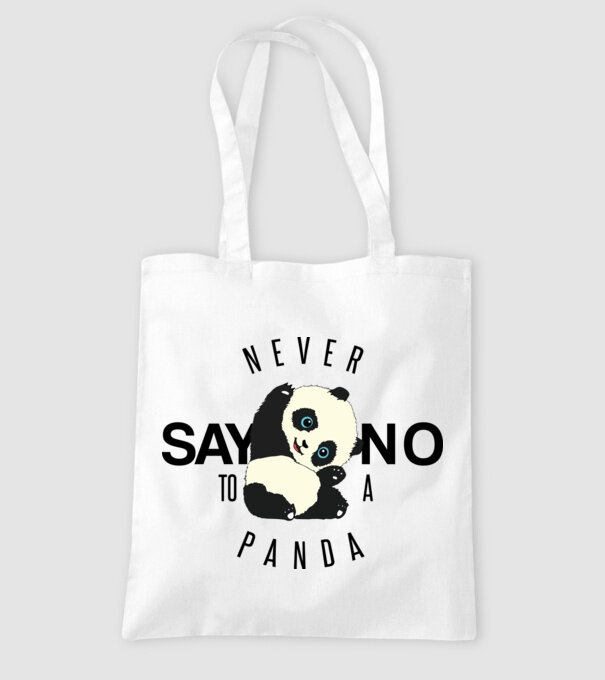 Never say no model alb pe tricou