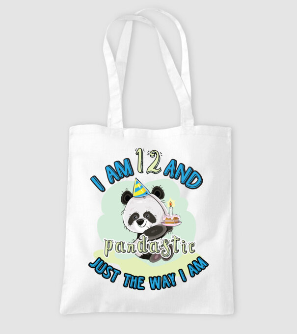 PANDASTIC 12 model alb pe tricou