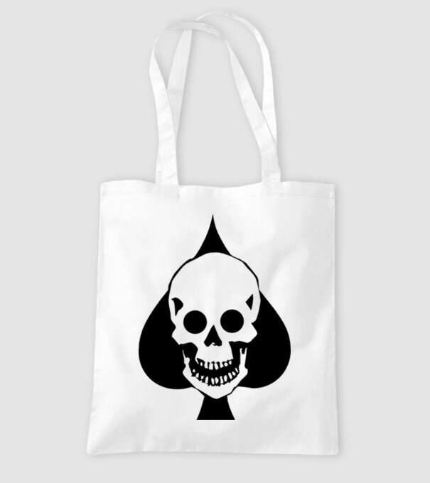 Craniu pică model alb pe tricou