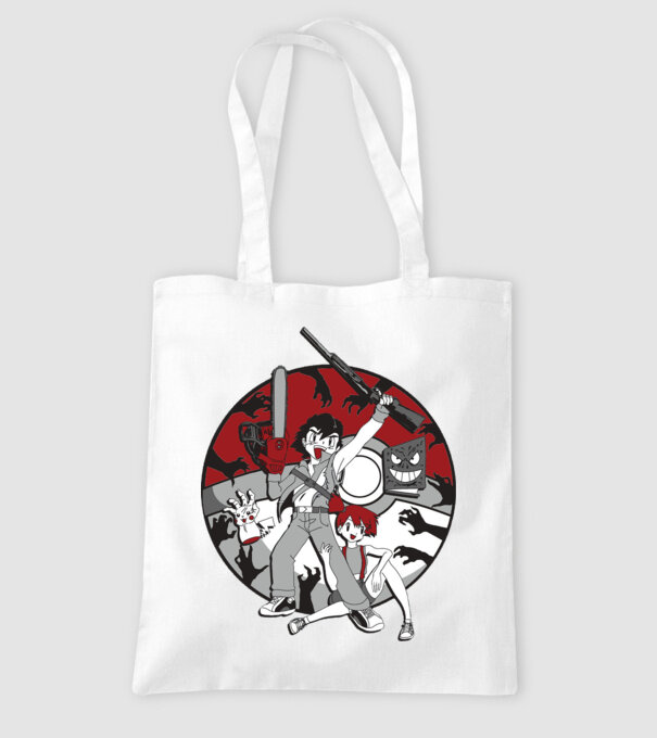 pokemon survive maki model alb pe tricou