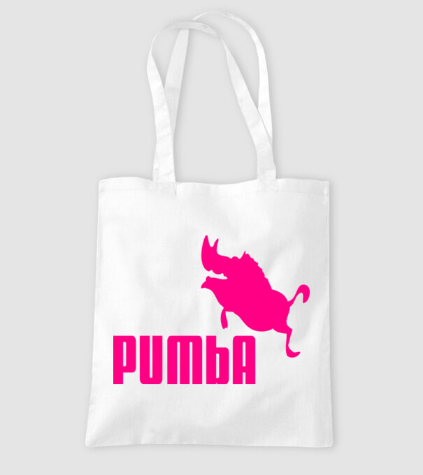 Pumba model alb pe tricou