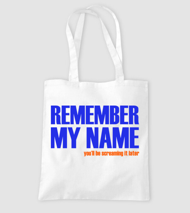 Remember My Name model alb pe tricou