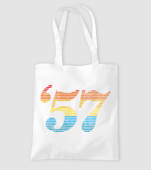 Retro Birthday 1957 model alb pe tricou