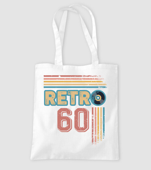 Retro 60 Birthday model alb pe tricou