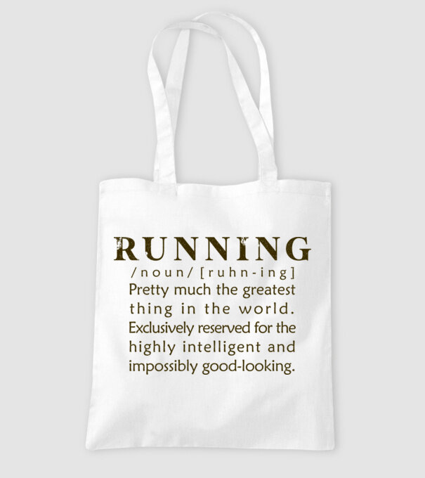 Running definition model alb pe tricou