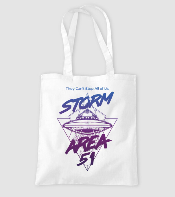 storm area 51 ufo purple model alb pe tricou