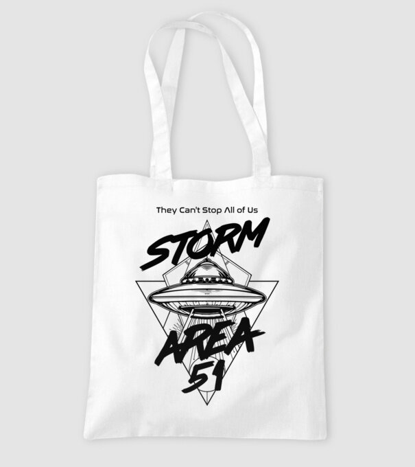 storm area ufo black model alb pe tricou