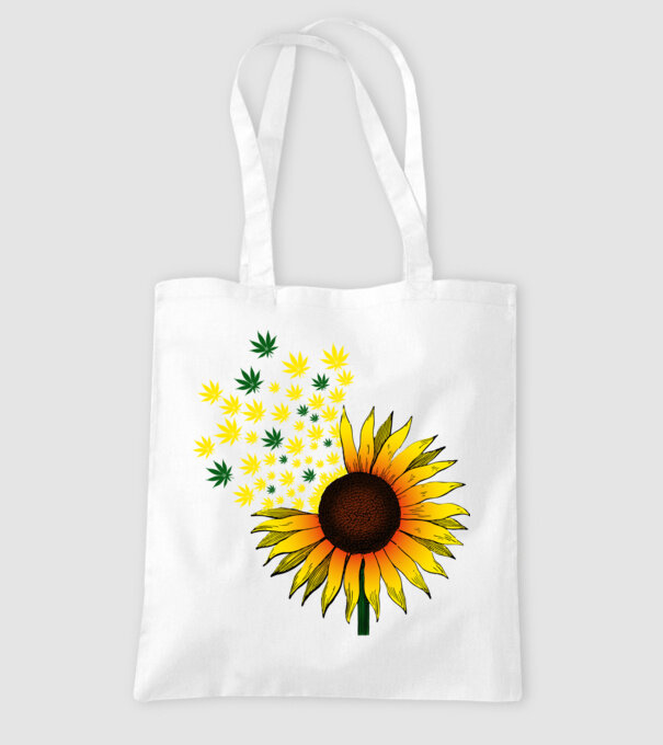 Sunflower Weed model alb pe tricou