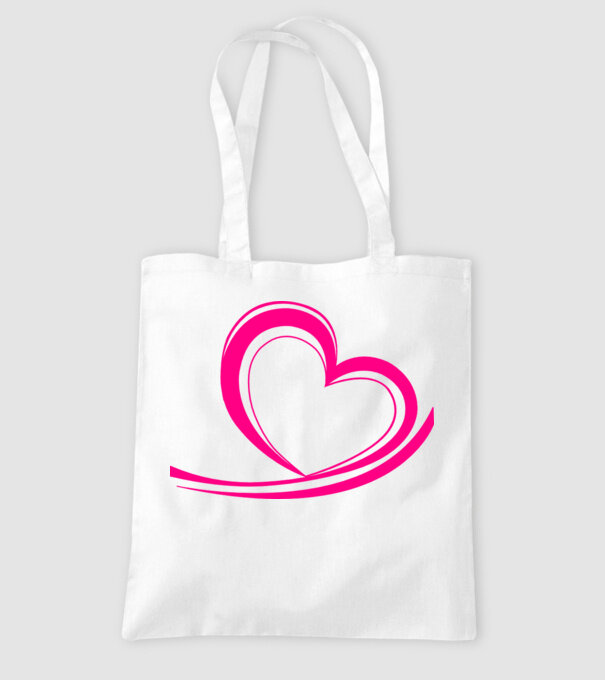 Linia inimii model alb pe tricou