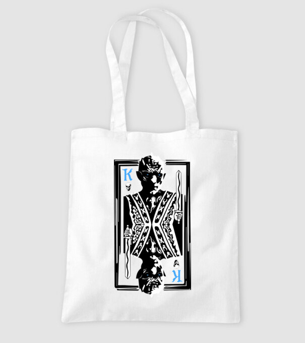 The Winter King model alb pe tricou