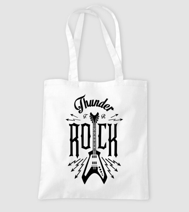 Thunder Rock model alb pe tricou